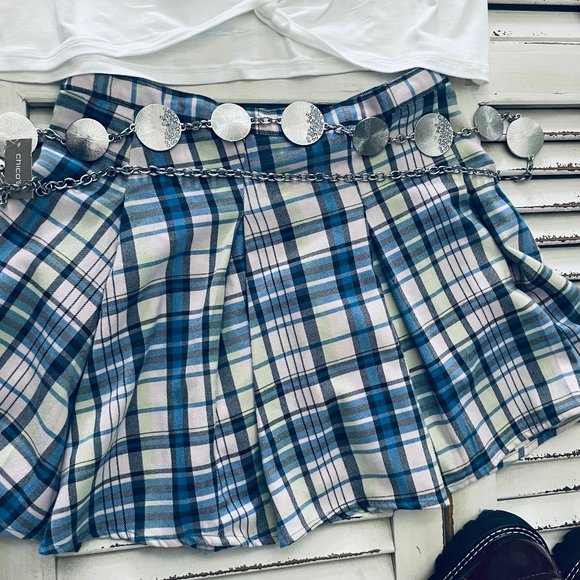 So Good for Life mini Skirt Plaid  size 7 - Picture 10 of 10